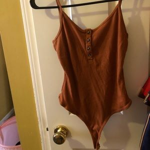 Brown Body Suit